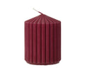 Stumpenkerzen Paraffin ochsenblut 6x8cm