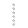 Glitzer-Geister Dekoration 120cm Halloween Ptit Clown