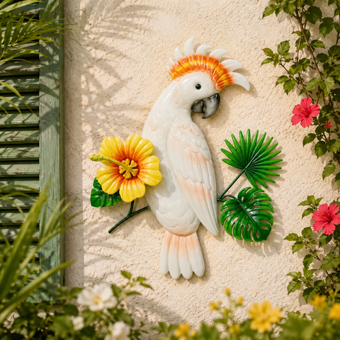 Pro Garden Wanddekoration Tropische Vögel 33cm