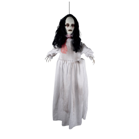Puppe mit abgetrenntem Kopf animiert 100 cm Halloween Ptit Clown