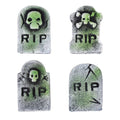 Mini Grabsteine 4er Set Halloween Ptit Clown