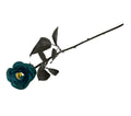 Schwarz-blaue Rose mit Katzenauge 42 cm Halloween Fiestas Guirca