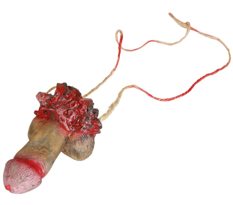 Halloween Penis-Halskette Latex 12 cm Halloween Fiestas Guirca