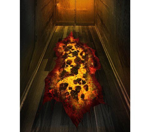 Halloween Bodenaufkleber "Lava" 30x90 cm Halloween Fiestas Guirca