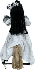 Halloween Mädchen auf Schaukelpferd animiert 70 cm Halloween Fiestas Guirca