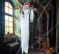 Halloween hängendes Skelett-Brautpaar Licht & Sound 185 cm Halloween Fiestas Guirca