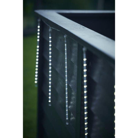 LED-Lichterkette Eiszapfen kaltweiss 200x30 cm 72 LED