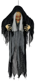 Halloween buckelige Hexe Licht & Sound 120 cm Halloween Fiestas Guirca