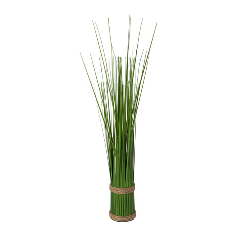 Stehgrasbündel 43cm künstliches grünes gras gebündelt mit natürlicher schnur am fuß und in der mitte
