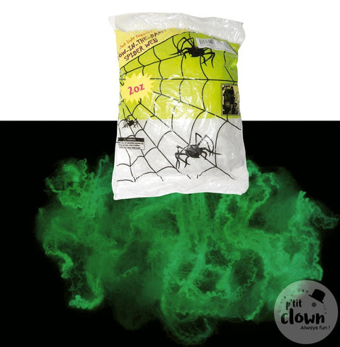 Spinnenweben "Glow in the Dark" Partydekoration Ptit Clown