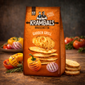 Orange tasche krambals bruschetta garden grill snack cracker in 70 g packung