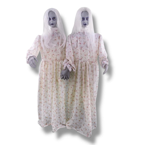 Animierte Zwillinge 130 cm Animatronic Funny Fashion