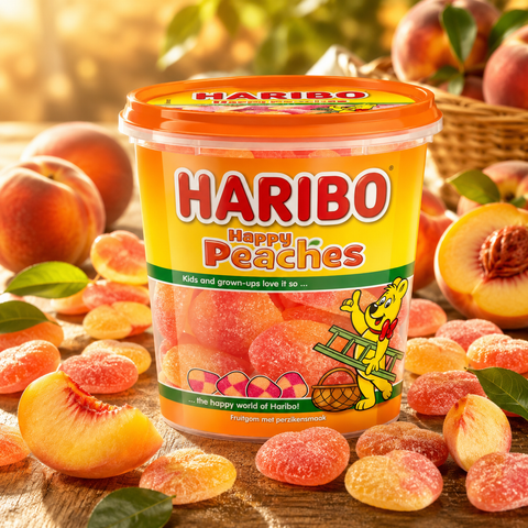 Haribo Happy Peaches Cup 190g – Lifestyle Home & Garden
