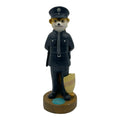 Solar-Erdmännchen Polizist 30cm Gartenfigur IC Gardenworld