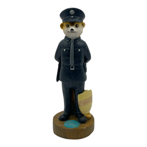 Solar-Erdmännchen Polizist 30cm