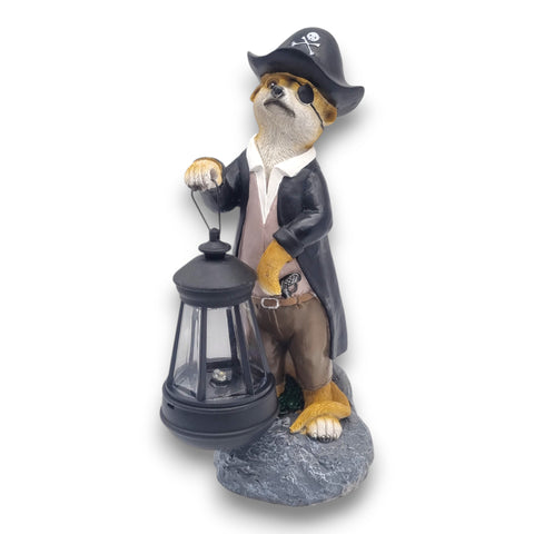 Solar Erdmännchen Pirat 30cm