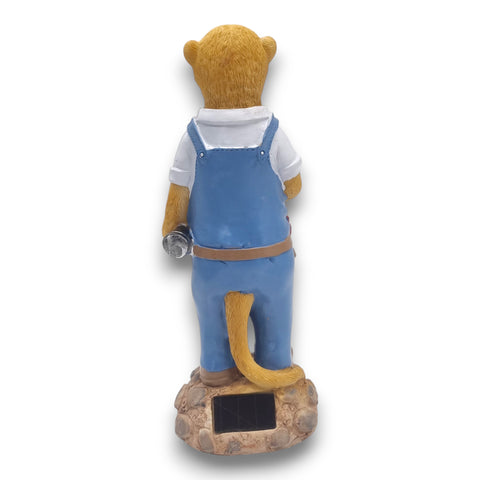 Solar Erdmännchen Handwerker 30cm