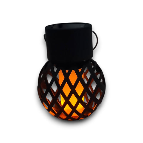 Solar Lampion im Rauten Muster
