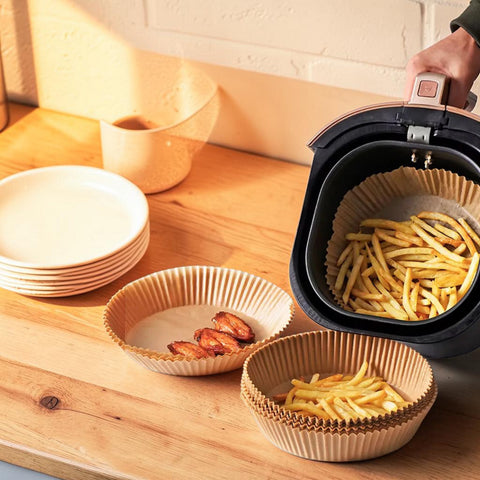 Heißluftfritteusen Backpapier 50er rund