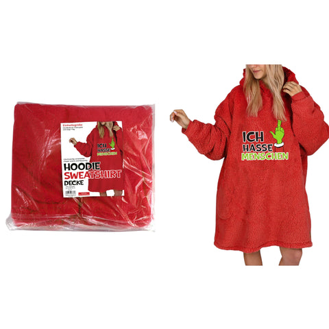 Hoodie Festtags-Muffel rot unisex Muffel Top Ten