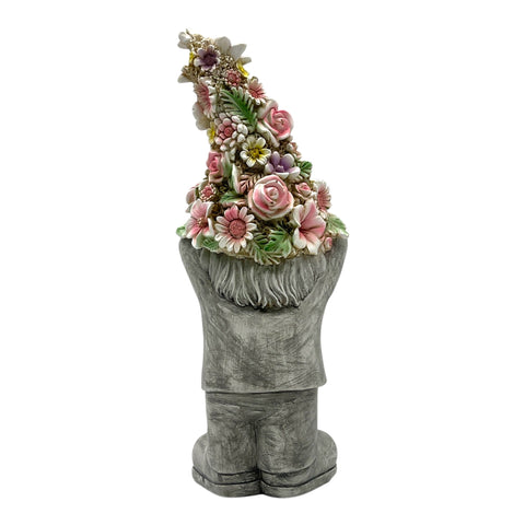Blumen-Gartenzwerg 37cm