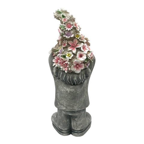 Blumen Gartenzwerg 57cm