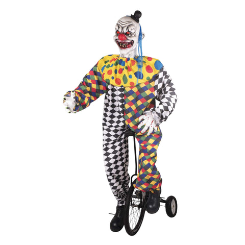 Animatronic "Clown auf Rad" 175 cm