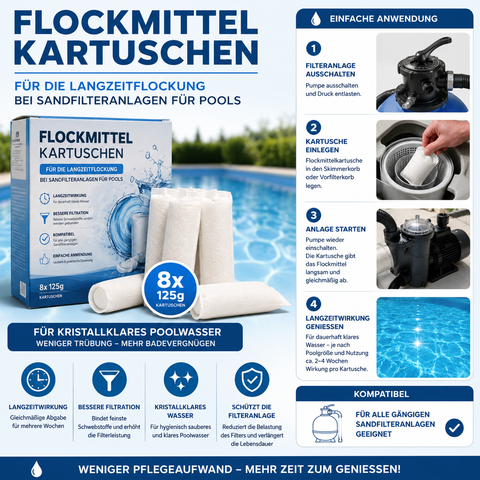 Best Floc Flockmittel Kartuschen 1kg – Lifestyle Home & Garden