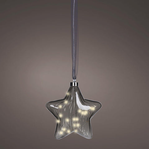 Mikro-LED Stern mit Sparkle-Effekt 20 LED / 20 cm