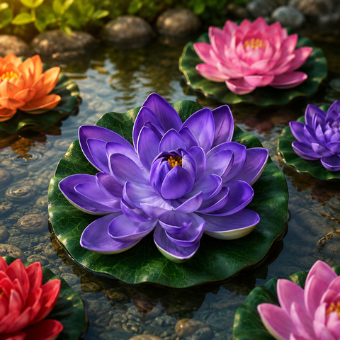 Schwimmblume "Lotus" 28 cm