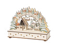 LED Szene Holz Bogen warmweiße LED 6x20x15cm
