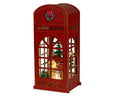 LED Szene Telefonzelle warmweiße LED 10.5x13x28cm