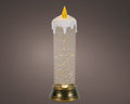 LED Wassersprenkler Kerze gold warmweiße LED 9.3x28cm