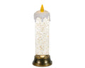LED Wassersprenkler Kerze gold warmweiße LED 9.3x28cm