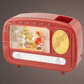 LED Wassersprenkler Radio rot warmweiße LED 6.3x22x15.5cm