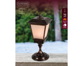LED Laterne Flacker-Effekt Outdoor antikmessing 25x25x57.6cm