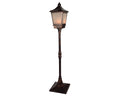 LED Straßenlaterne Outdoor antikmessing 37.5x37.5x185cm
