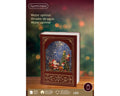 LED Wassersprenkler Buch Santa rot warmweiße LED 7x17x23.5cm