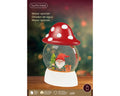 LED Wassersprenkler Pilz rot warmweiße LED 9.3x17.3x27cm