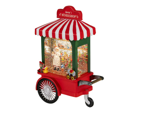 LED Wassersprenkler Wagen warmweiße LED 10x17.5x24.5cm