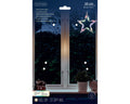LED Fensterbeleuchtung transparent multi 17x1cm