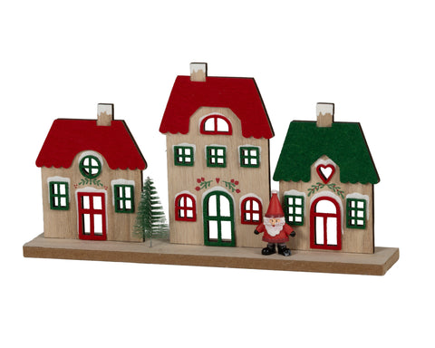 Haus Holz 5x30x15.5cm