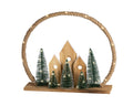 LED Tischlampe Jute natur warmweiße LED 8x40x38cm