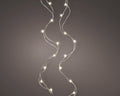 LED Mikro-Lichterkette silber 60 warmweiße LED 295cm