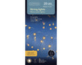 LED Mikro-Lichterkette silber 20 klassischwarme LED 95cm