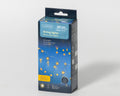 LED Mikro-Lichterkette silber 60 klassischwarme LED 295cm