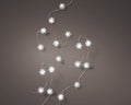 LED Mikro-Lichterkette silber 40 kaltweiße LED 195cm