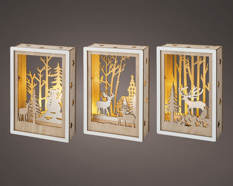 LED Szene holz Wald Dauerbetrieb BO indoor