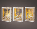 LED Szene Holz natur warmweiße LED 4x10x15cm