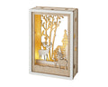 LED Szene Holz natur warmweiße LED 4x10x15cm